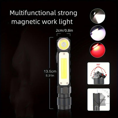 Magnetic 90 Degree Flashlight